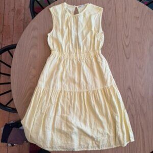 Everlane Linen Open-Back Dress